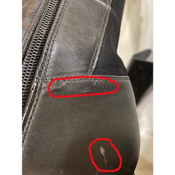 Calvin Klein Gladys Boot - Leather Stretch Black 7M - Picture 9 of 9